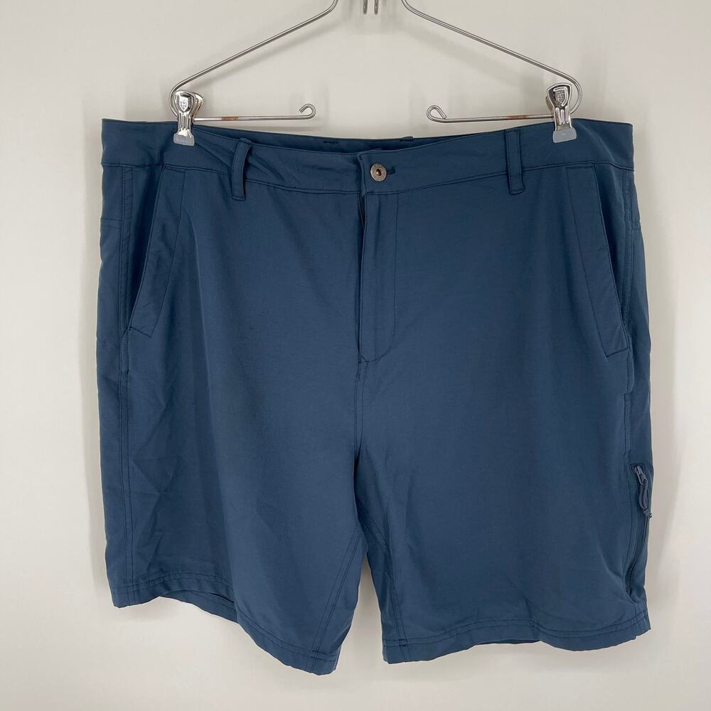 Gerry Shorts Men's Pockets Stretchy Size 40 Teal Blue Inner Anti-Friction Dots